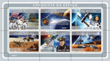 Space Stamps M.Collins N.Armstrong B.Aldrin Y.Liwei Y.Gagarin S/S MNH