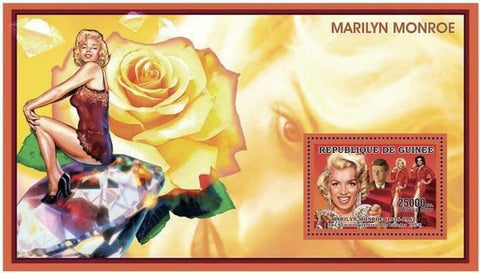 Marilyn Monroe Stamp Actress Rose John F. Kennedy S/S MNH 4314-4316