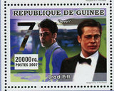 American Stars Stamp Brad Pitt George Clooney Tom Cruise S/S MNH #4950-4952
