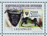 Monkeys Stamp Cercopithecus Diana Procolobus Verus Colobus Vellerosus S/S MNH