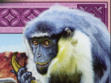 Monkeys Stamp Cercocebus Atys Cercopithecus Diana Wild Animal S/S MNH #6487