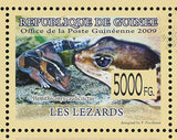 Lizards Stamp Hemidactylus Mabouia Riopa Fernandi Varanus Exanthematicus S/S MNH