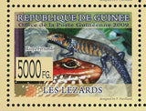 Lizards Stamp Hemidactylus Mabouia Riopa Fernandi Varanus Exanthematicus S/S MNH