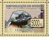 Lizards Stamp Hemidactylus Mabouia Riopa Fernandi Varanus Exanthematicus S/S MNH