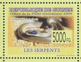 Snakes Stamp Naja Nigricollis Python Regius Dendroaspis Viridis S/S MNH #6409
