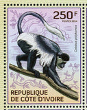 Primates Stamp Colobus Polykomos Cercocebus Torquatus S/S MNH #1614-1617