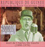 Charles De Gaulle Stamp Historical Figure President France S/S MNH #7752-7757