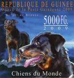 Dogs Stamp Berger De Beauce Levrier Greyhound Parson Russell Bobtail S/S MNH