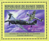 German Military Aircrafts Stamp Messerschmitt Bf 109 G & Me 262 Airplane S/S MNH