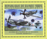 German Military Aircrafts Stamp Messerschmitt Bf 109 G & Me 262 Airplane S/S MNH