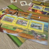 French Military Aircrafts Stamp Curtiss P-36 Hawk Bloch MB 152 Morana-Saulnier