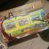 French Military Aircrafts Stamp Curtiss P-36 Hawk Bloch MB 152 Morana-Saulnier