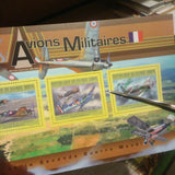 French Military Aircrafts Stamp Curtiss P-36 Hawk Bloch MB 152 Morana-Saulnier