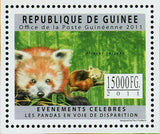 Red Pandas Stamp Ailurus Fulgens Wild Animal S/S MNH #8897-8899