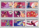 Jimi Hendrix Stamp Music Artist Guitarist S/S MNH #7389-7397