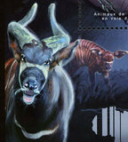 Bongo Stamp Wild Animals Stamp Tragelaphus Eurycerus African Fauna S/S MNH #9197