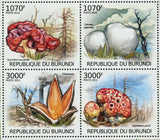Mushrooms & Acid Rain Stamp Gyromitra Esculenta Hydnellum Peckii S/S MNH #2530