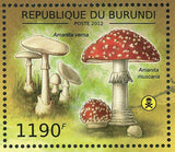 Poisonous Mushroom Stamp Entoloma Sinuatum Amanita Phalloides S/S MNH #2743-2746
