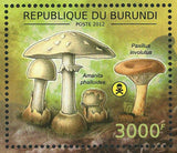 Poisonous Mushroom Stamp Entoloma Sinuatum Amanita Phalloides S/S MNH #2743-2746