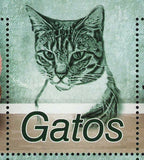 Cats Stamp Siberian Bobtail Japanese Bali Maine Coon S/S MNH #4575-4579