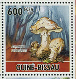 Mushrooms Stamp Russula Ochroleuca Russula Emetica S/S MNH #5159-5164