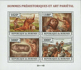Prehistoric Humans Stamp Homo Erectus Homo Floresiensis S/S MNH #3253-3256