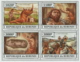 Prehistoric Humans Stamp Homo Erectus Homo Floresiensis S/S MNH #3253-3256