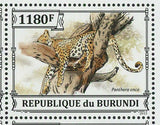 African Fauna Stamp Giraffe Elephant Jaguar Gorilla S/S MNH #3208-3211