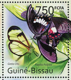 Butterflies Stamp Insects Inachis Io Cithaerias Phantoma Greta Oto S/S MNH #5424
