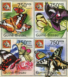 Butterflies Stamp Philanippon Inachis Io Cithaerias Phantoma Greta Oto S/S MNH