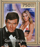 James Bond Stamp Pierce Brosnan Sean Connery Roger Moore S/S MNH #6347-6350