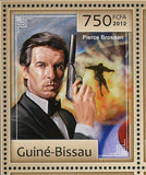 James Bond Stamp Pierce Brosnan Sean Connery Roger Moore S/S MNH #6347-6350