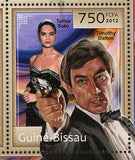 James Bond Stamp Pierce Brosnan Sean Connery Roger Moore S/S MNH #6347-6350