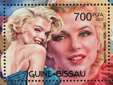Marilyn Monroe Stamp Clark Gable Marlon Brando Souvenir Sheet MNH #6092-9095