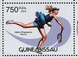Tennis Stamp Rafael Nadal Roger Federer Maria Sharapova S/S MNH #6111-6114