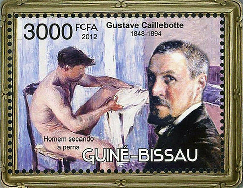 Gustave Caillebotte Stamp Paintings Art Impressionists Souvenir Sheet MNH #6016