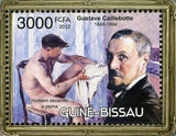 Gustave Caillebotte Stamp Paintings Art Impressionists Souvenir Sheet MNH #6016