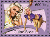 Jayne Mansfield Stamp American Actress Singer S/S MNH #5788-5792