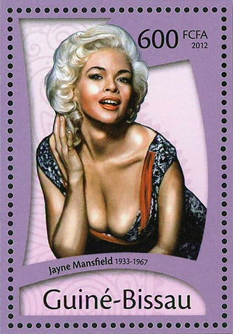 Jayne Mansfield Stamp American Actress Singer S/S MNH #5788-5792