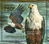 Fauna of Swampy Areas of Africa Giraffe Haliaeetus Vocifer S/S MNH #4165-4168