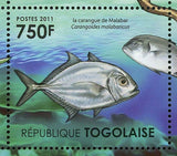 Fauna of Mangroves Stamp Great Egret Oriental Sweetlips Fish S/S MNH #4157-5160