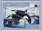 Whales Stamp Lighthouses Balaenoptera Physalus Orcinus Orca S/S MNH #3050-3055