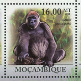 Gorillas Stamp Gorilla Gorilla Beringei Graueri Souvenir Sheet MNH #4451-4456