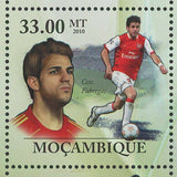 Soccer Players Stamp Cristiano Ronaldo Lionel Messi Sport S/S MNH #3675-3680