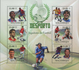 Soccer Players Stamp Cristiano Ronaldo Lionel Messi Sport S/S MNH #3675-3680