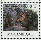 Human Evolution Stamp Homo Habilis Homo Erectus Australopithecus S/S MNH #4469