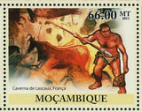Prehistoric Paintings Stamp Cave Lascaux Chauvet Altamira Niaux S/S MNH #5079