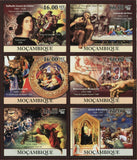 Renaissance Stamp Raffaello Sanzio Giotto di Bondone Sandro S/S MNH #5100-5105