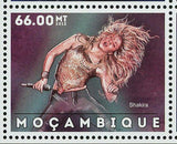 Metallica Stamp Shakira Beyonce Slash Elton John Bryan Adams S/S MNH #6244-6249