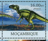 Charles Darwin Stamp Dinosaurs Sauropelta Ceratosaurus Allosaurus S/S MNH #5867